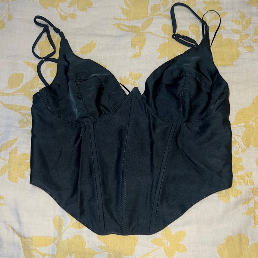 Urban Outfitters Black Corset Top